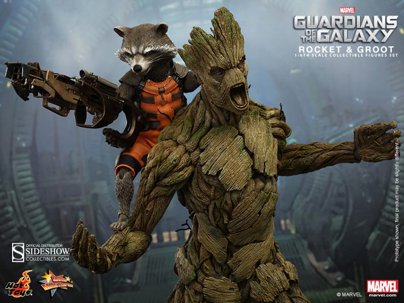 Rocket y Groot a 360 dólares