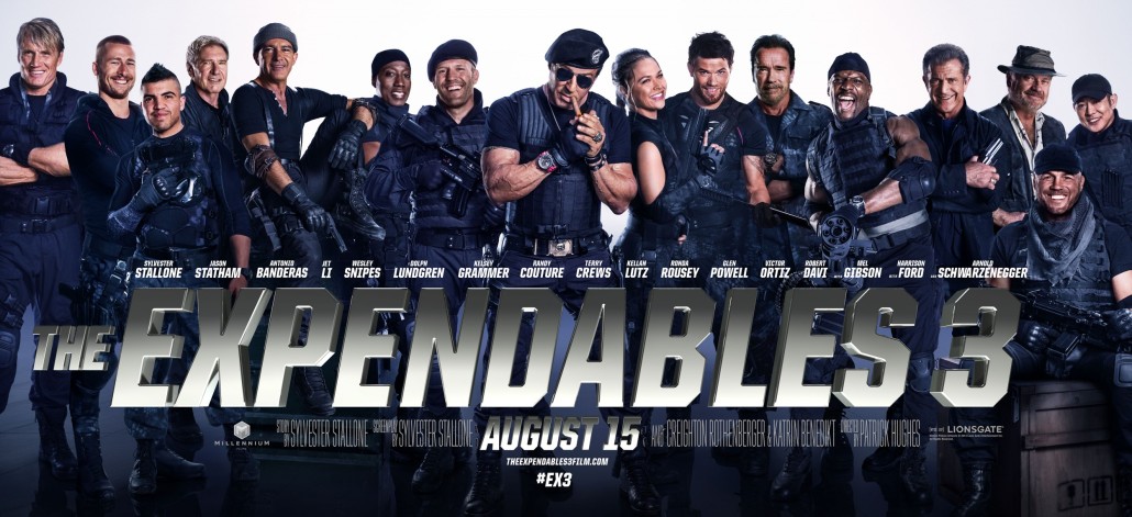 Imagen promocional de Expendables 3, parte de las cintas nominadas a los Razzies 2014. Los Premios Razzie ha anunciado los nominados a los premios Razzie de 2014, entre los principales nominados están 'Transformers: Age of Extinction’, ‘A Million Ways to Die’ y ‘Sex Tape’. Los Premios Razzies 2014 han revelado sus nominados, entre los principales están Transformers: Age of Extinction’, ‘A Million Ways to Die’, ‘Sex Tape’, ‘Saving Christmas de Kirk Cameron', ‘Noah' y 'Left Behind' de Nicolas Cage.