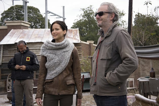 Francis Lawrence, Jennifer Lawrence y James cameron en "The dive"