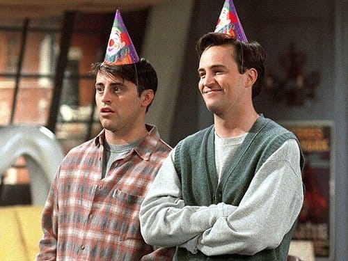 Joey y Chandler fueron compañeros de cuarto durate tres años