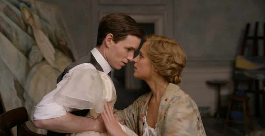 Eddie Redmayne y Alicia Vikander en 'La Chica Danesa' (The Danish Girl). © 2015 - Focus Features