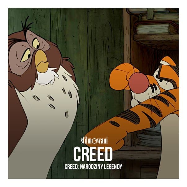 Imagen promocional basada en los nominados al Premio Oscar 2016 y Winnie the Pooh. Un Bloggero de Cine en Polonia, Dawid Adamek, decidió recrear los 10 nominados a los Premios Oscar con poster de Winnie the Pooh. Creed es dirigida por Ryan Coogler y estelarizada por Michael B. Jordan, Sylvester Stallone, Tessa Thompson, Phylicia Rashad, Andre Ward, Tony Bellew, Ritchie Coster y Graham McTavish.