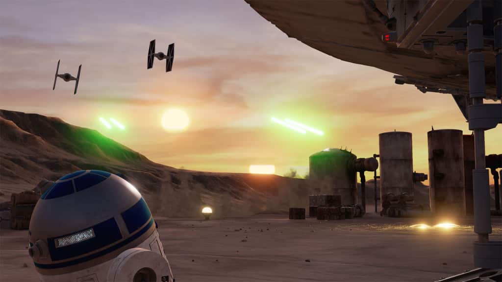 Star Wars siempre en el "Bleeding edge" , con una pulida experiencia de realidad virtual Trials on Tatooine