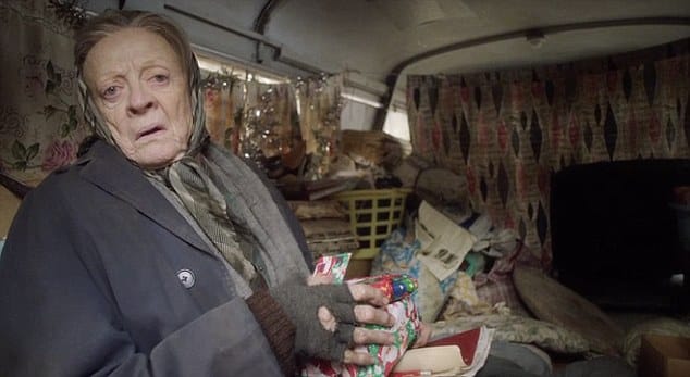 Maggie Smith protagonista de la cinta, 'The Lady in the Van'. © 2015 - Sony Pictures Classics.