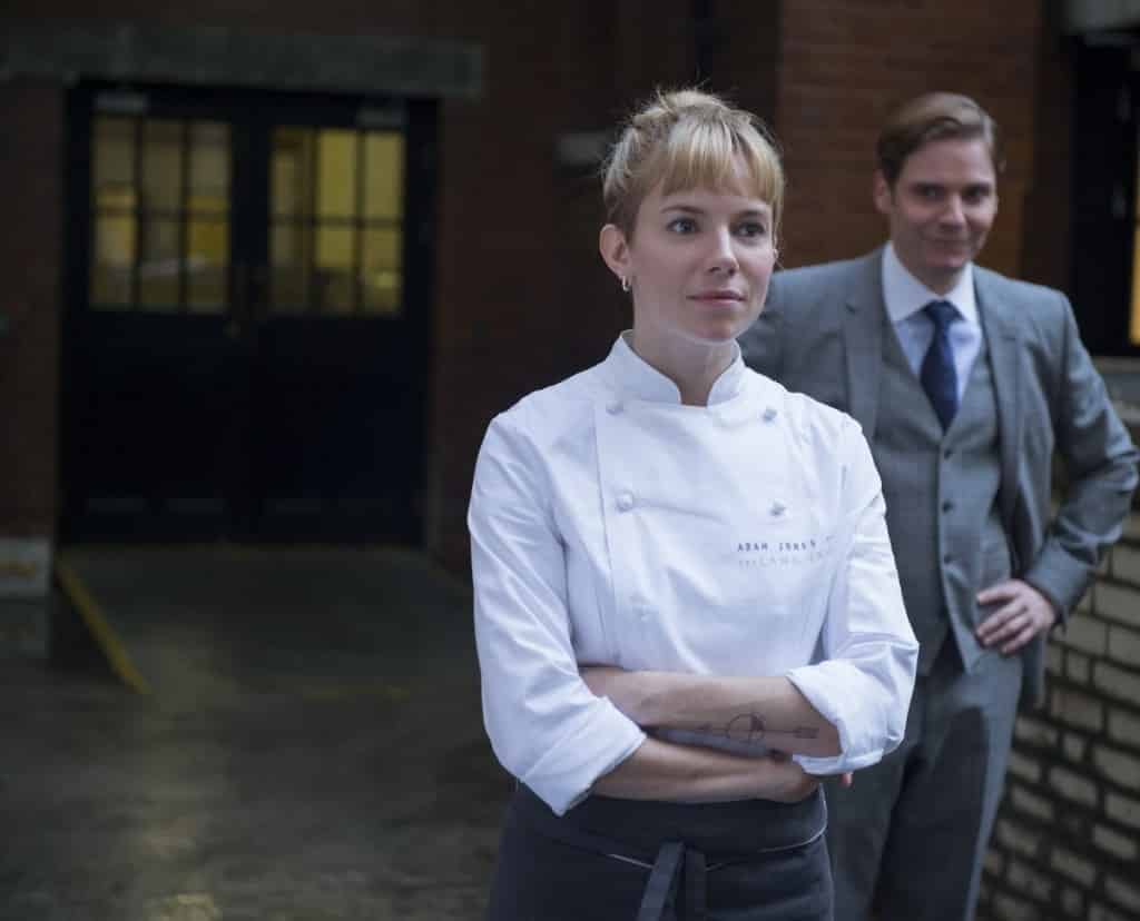 Sienna Miller y Daniel Brühl en 'Una Buena Receta' (Burnt). En cines 08 de abril. Photo by The Weinstein Company - © The Weinstein Company
