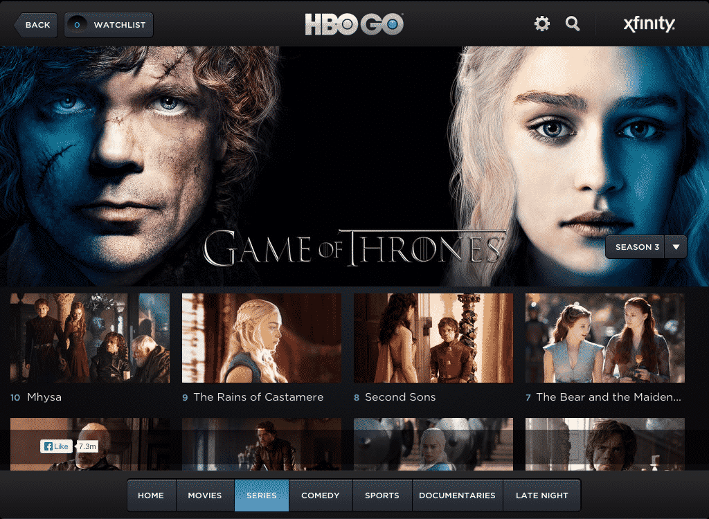 Imágen promocional de HBO, y su plataforma de VoD, HBO Go, quien nos presenta todo lo que estará llegando este mes de Noviembre de 2016 a su plataforma de Video on Demand.