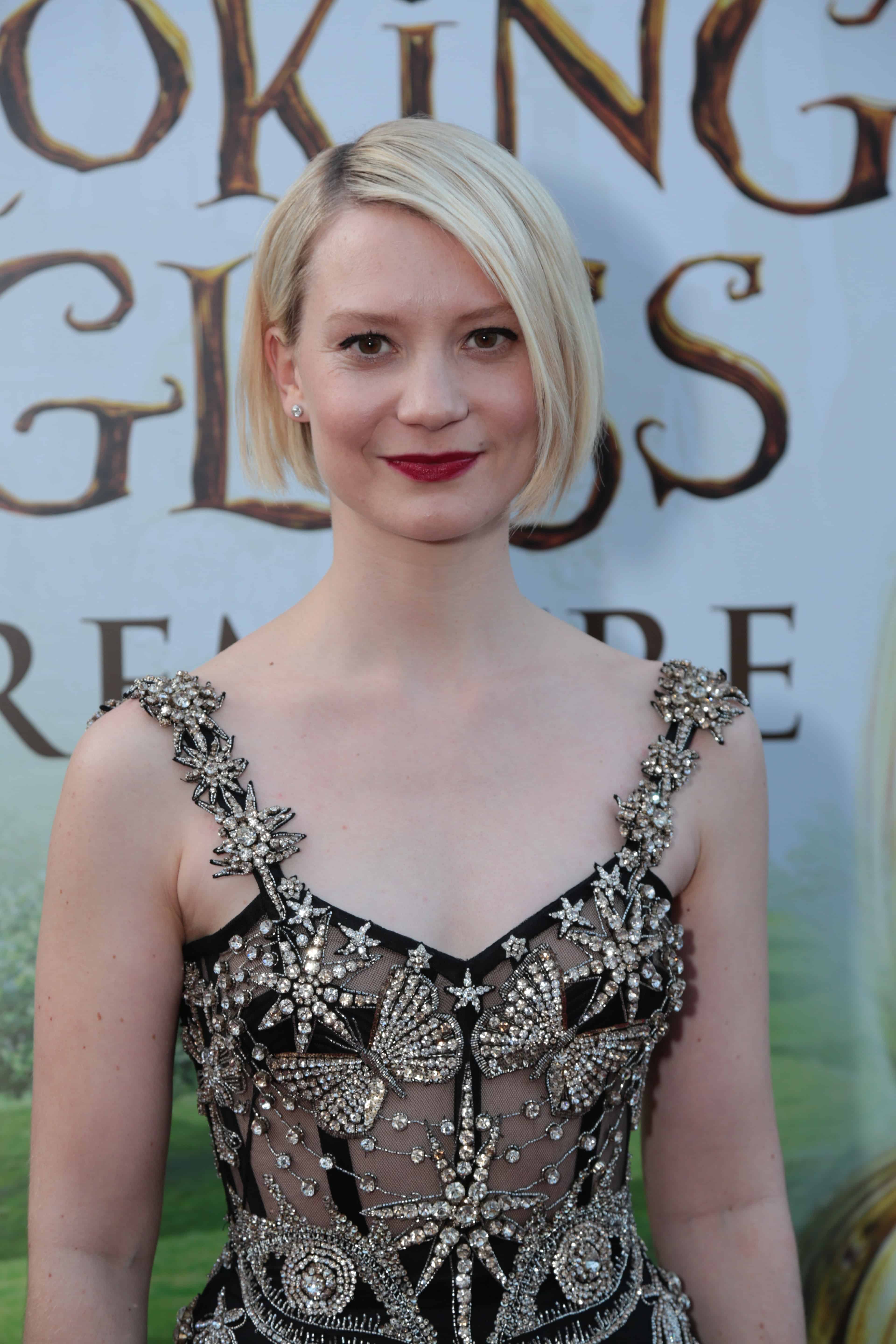 Mia Wasikowska arrives at The US Premiere of Disney's "Alice Through the Looking Glass" at the El Capitan Theater in Los Angeles, CA on Monday, May 23, 2016. (Photo: Alex J. Berliner/ABImages)