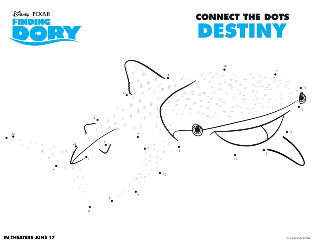 Conecta los puntos - Buscando a Dory
