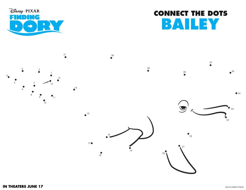 Bailey - une los puntos - Buscando a Dory