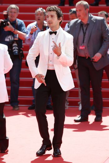 Mandatory Credit: Photo by James Gourley/REX/Shutterstock (5684181au) Shia LaBeouf 'American Honey' premiere, 69th Cannes Film Festival, France - 15 May 2016
