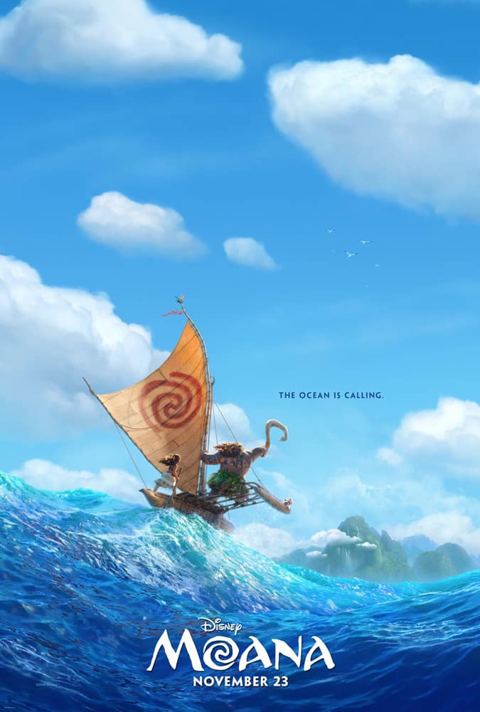 Poster para Moana, lo nuevo de Disney