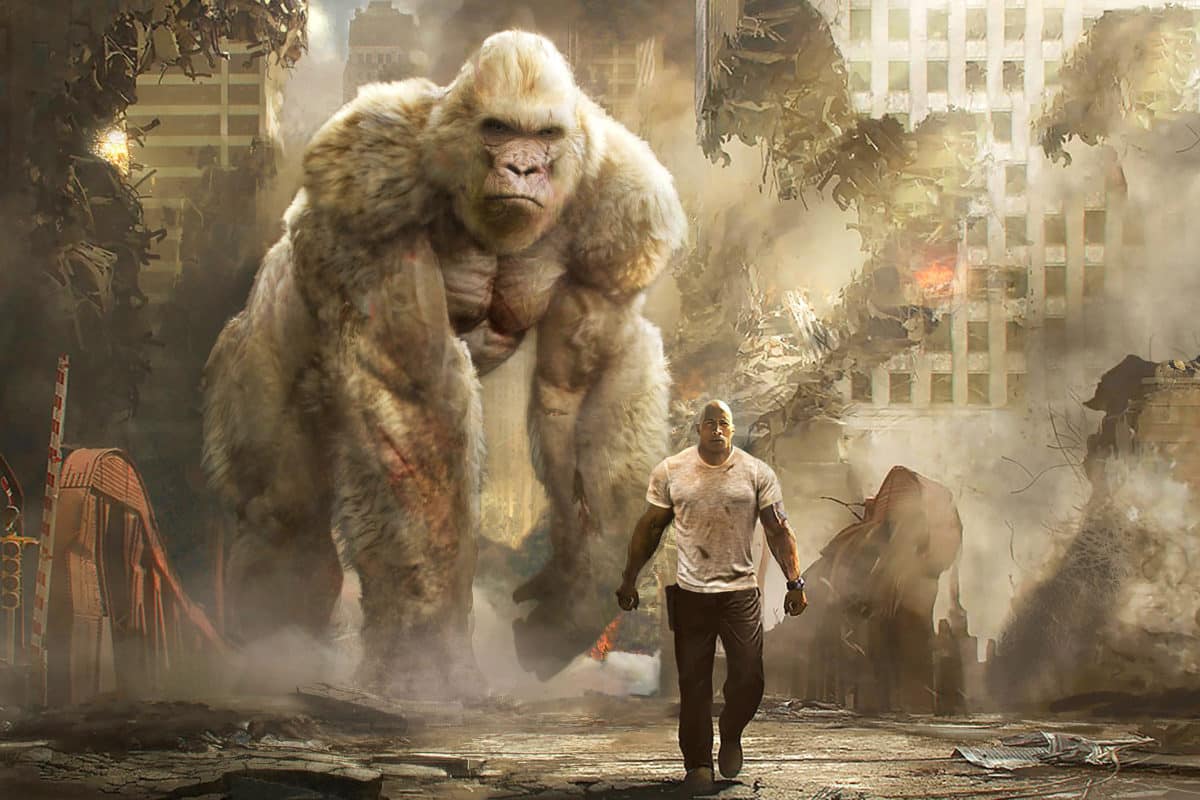 Rampage apenas gana la taquilla; A Quiet Place continúa buen desempeño