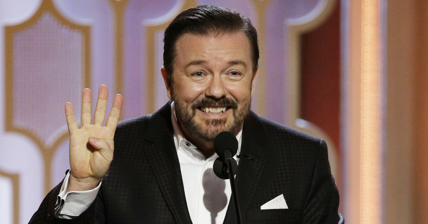 Ricky Gervais será el anfitrión de los Premios Golden Globes 2020