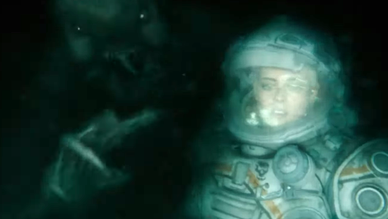 El nuevo spot de Underwater revela al villanesco monstruo bajo el agua