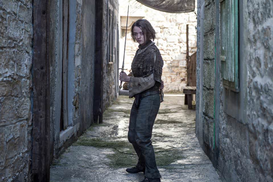 Maisie Williams as Arya Stark