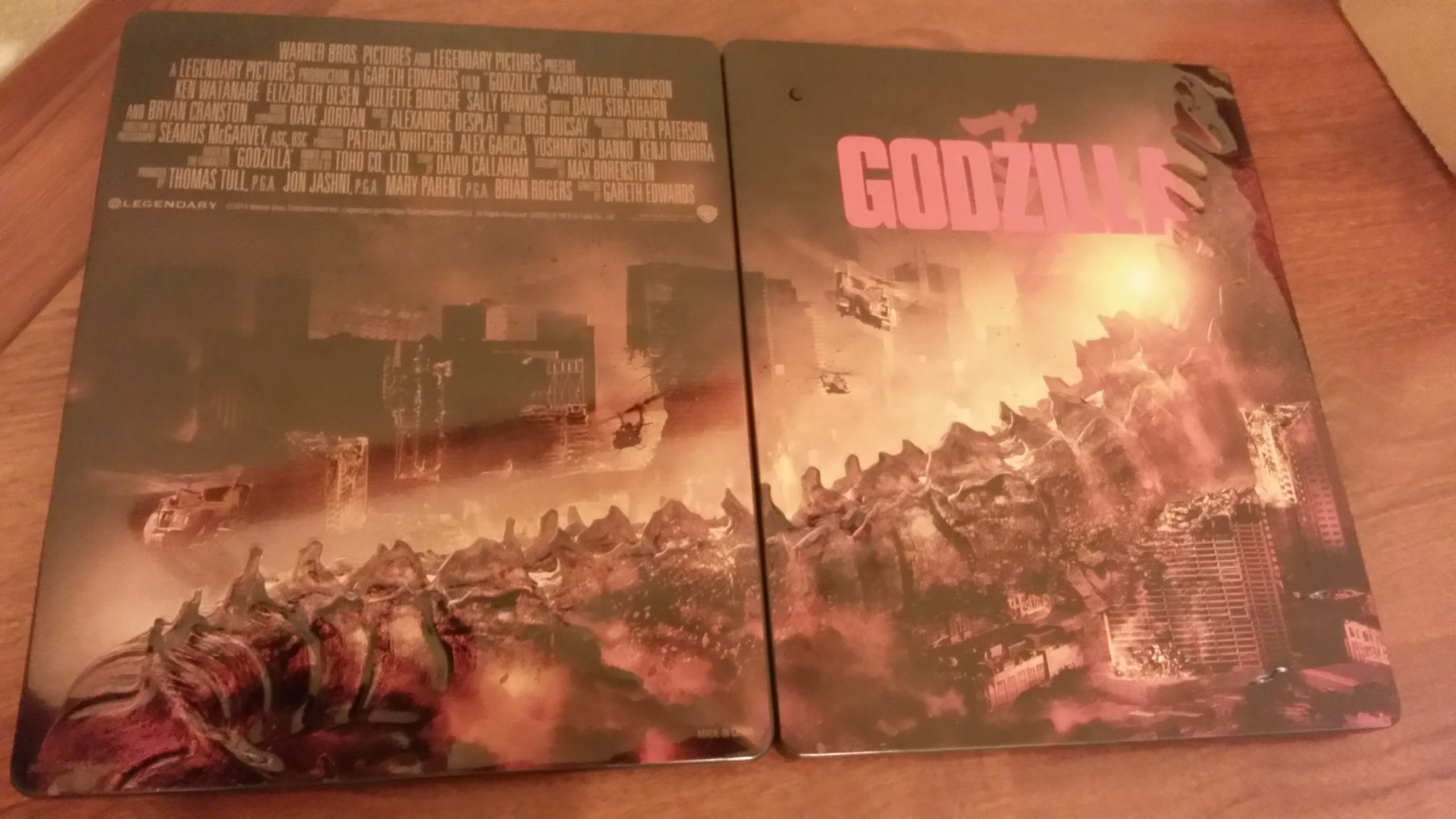 #Godzilla2014 llega al bluray