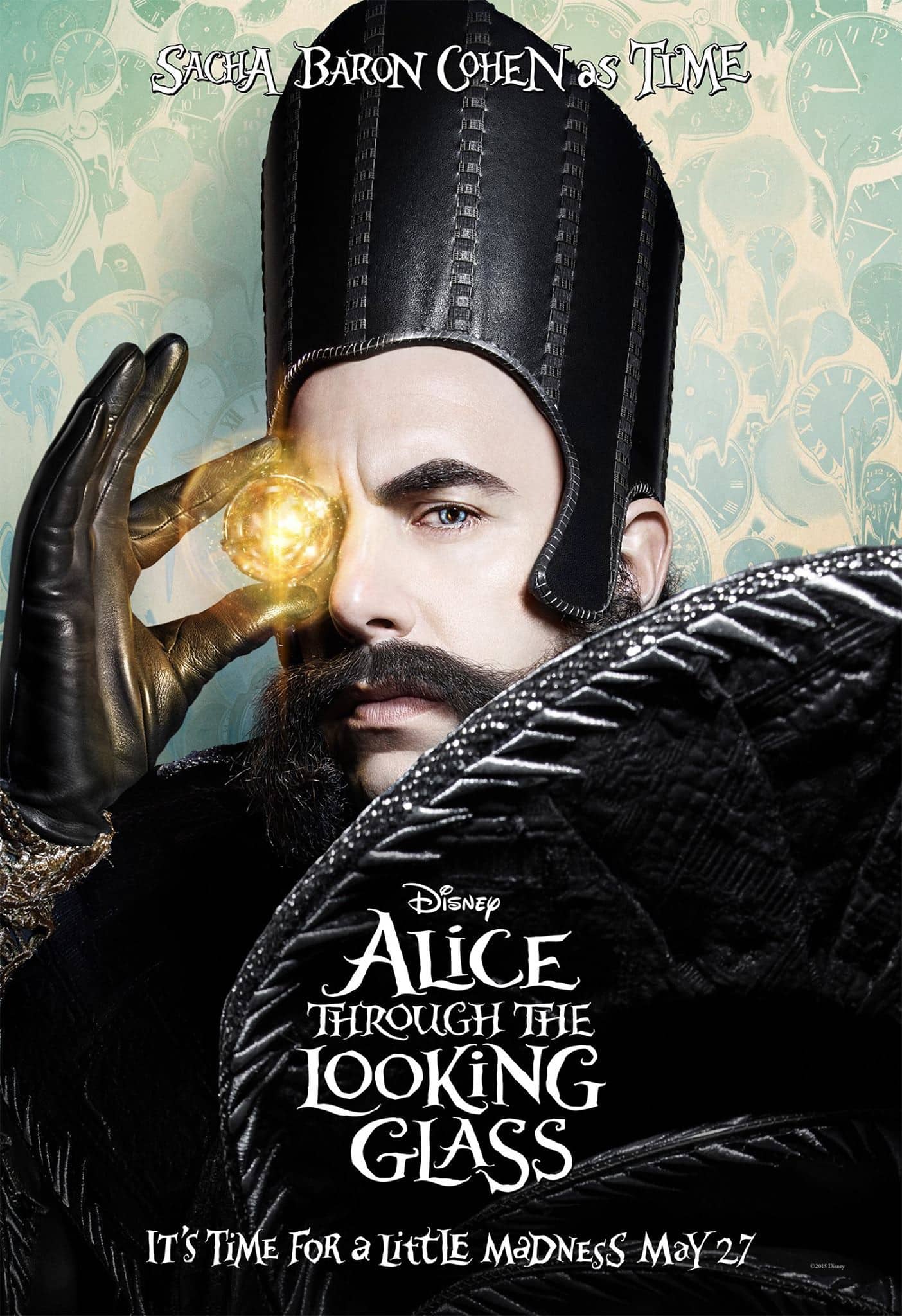 Sacha Baron Cohen es "tiempo" en Alice Through the Looking Glass