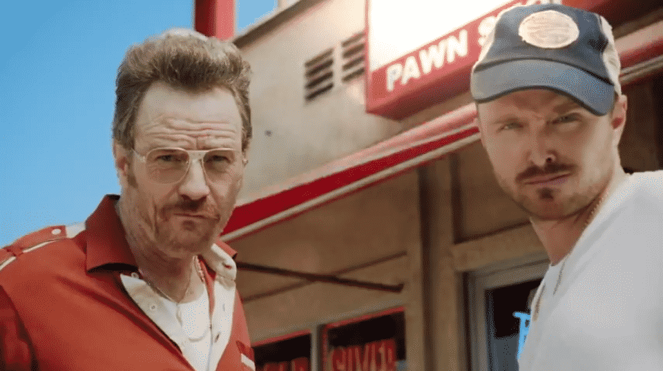 Bryan Cranston y Aaron Paul regresan junto a Julia Louis-Dreyfus a la TV para un skit especial para promocionar los Primetime Emmy Awards el próximo 23 de Agosto. Los Primetime Emmy Awards se llevarán a cabo el próximo 23 de Agosto en NBC para Estados Unidos y Warner Channel y TNT para Latinoamérica.