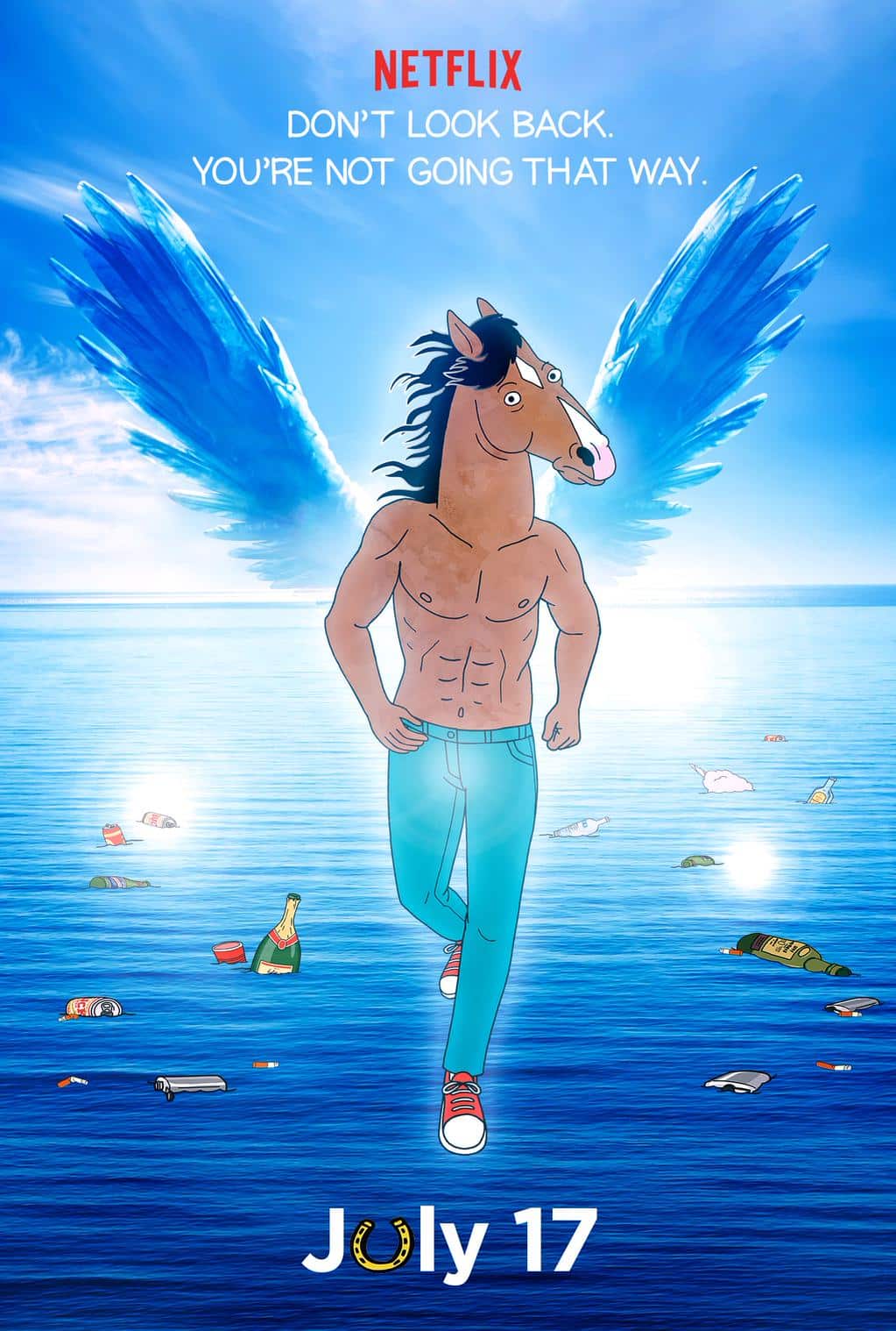 BoJackHorseman show original de Netflix regresará este próximo de Julio con su segunda temporada, por lo mismo la compañía de VoD nos trae un nuevo trailer para esta temporada. Imagen promocional de BoJack Horseman de Netflix con Will Arnett y Aaron Paul. BoJack Horseman es una cruda comedia de humor negro para adultos, sobre un caballo, retirado, famoso y estrella de sitcom’s años atrás, ahora viviendo en Hollywood quejándose de todo. El show es creado por Raphael Bob-Waksbert y estelarizado por Will Arnett, Aron Paul, Alison Brie, Amy Sedaris y Paul F. Tompkins.