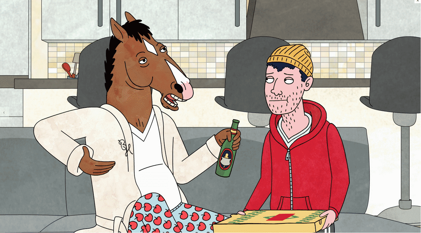 BoJackHorseman show original de Netflix regresará este próximo de Julio con su segunda temporada. Imagen promocional de BoJack Horseman de Netflix con Will Arnett y Aaron Paul. BoJack Horseman es una cruda comedia de humor negro para adultos, sobre un caballo, retirado, famoso y estrella de sitcom’s años atrás, ahora viviendo en Hollywood quejándose de todo. El show es creado por Raphael Bob-Waksbert y estelarizado por Will Arnett, Aron Paul, Alison Brie, Amy Sedaris y Paul F. Tompkins.