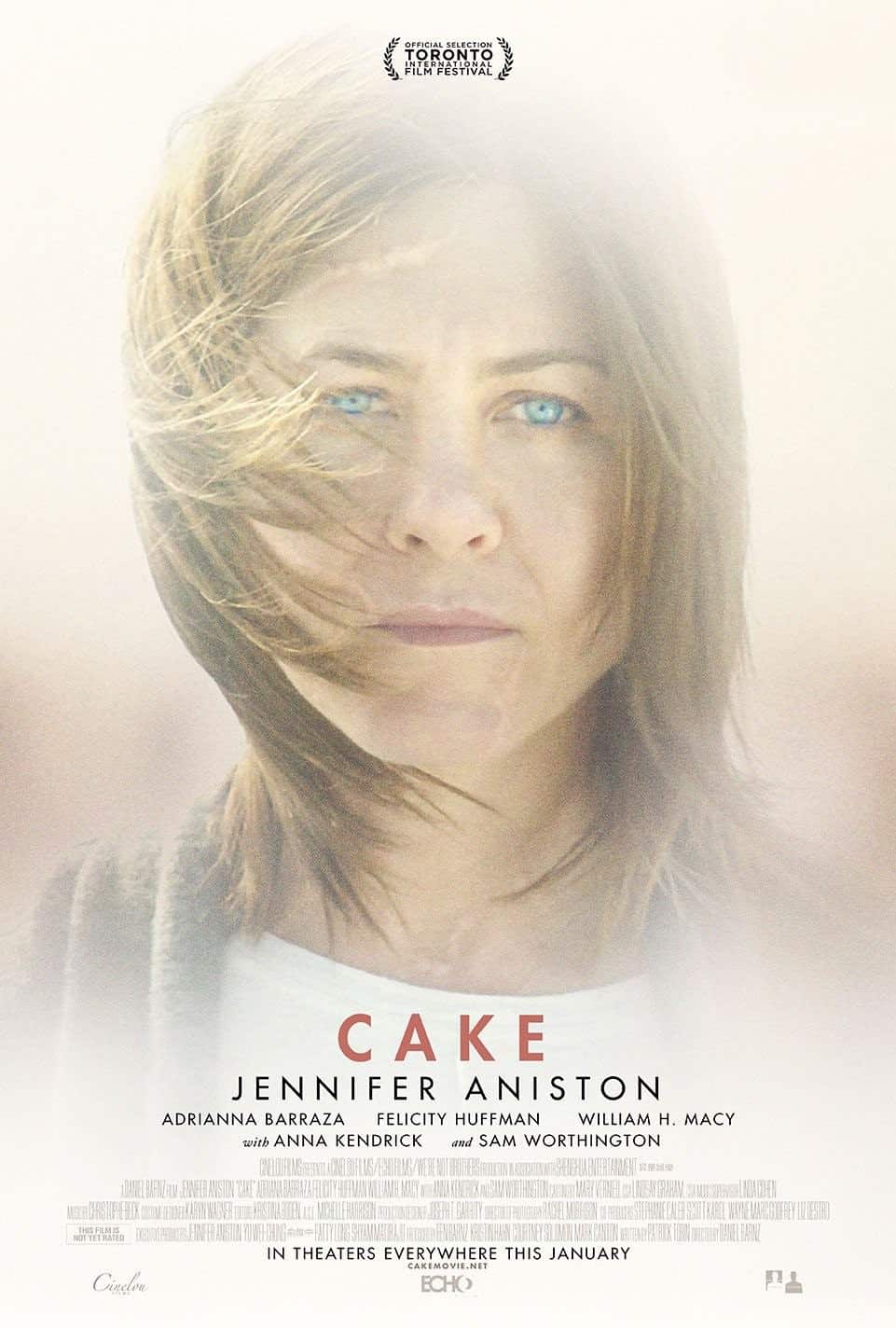 Cake con Jennifer aniston y anna Kendrick