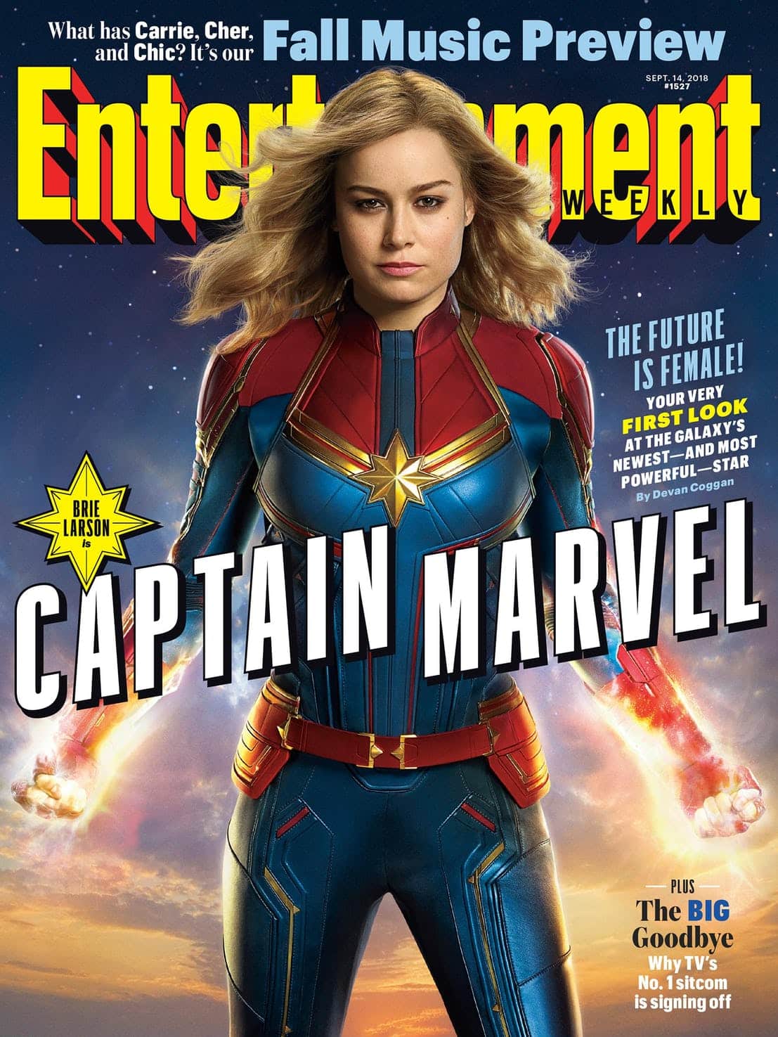 Primer vistazo oficial a Brie Larson como Captain Marvel de Marvel Studios