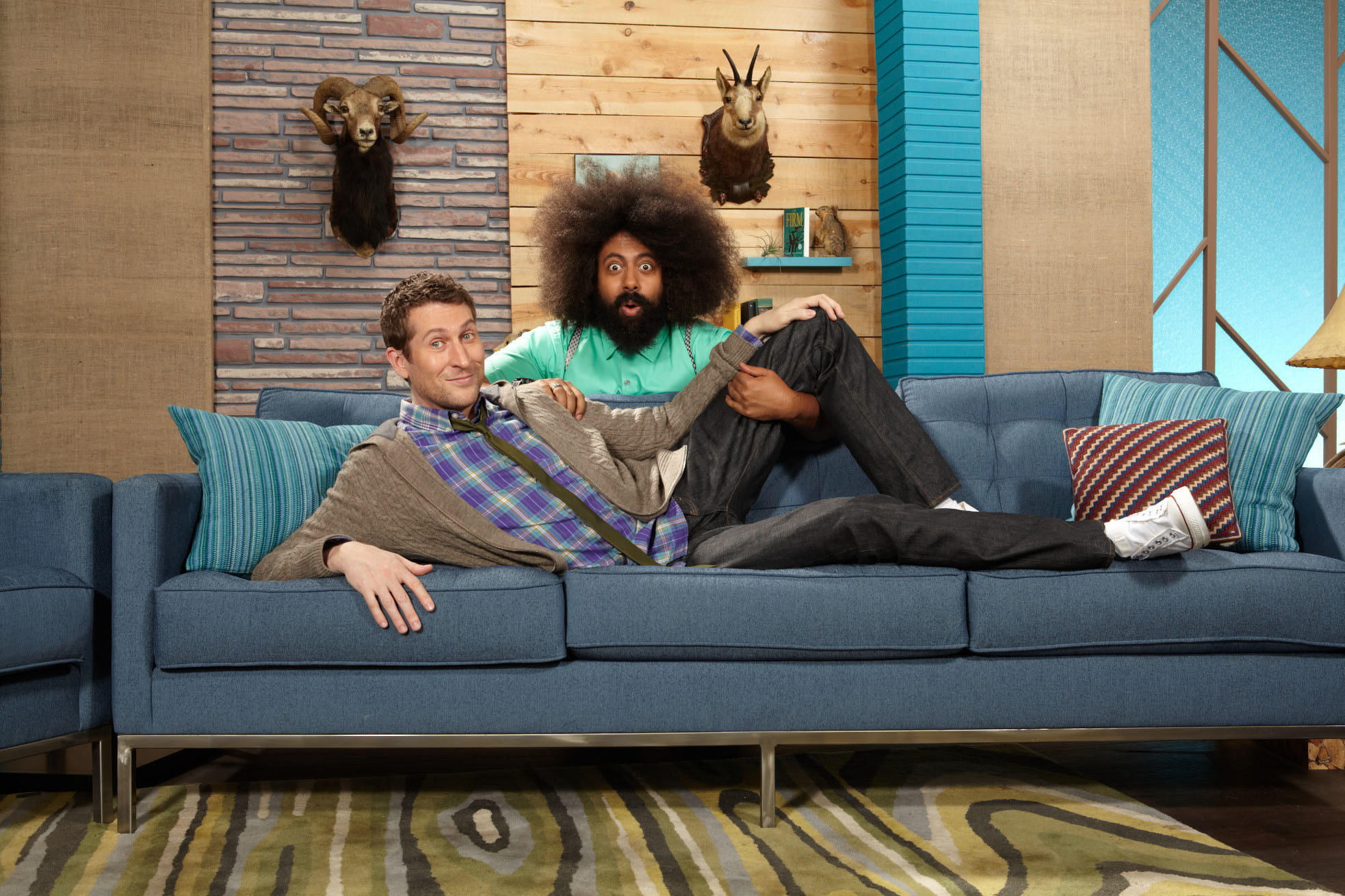 Scott Aukerman y Reggie Watts de Comedy Bang Bang de IFC