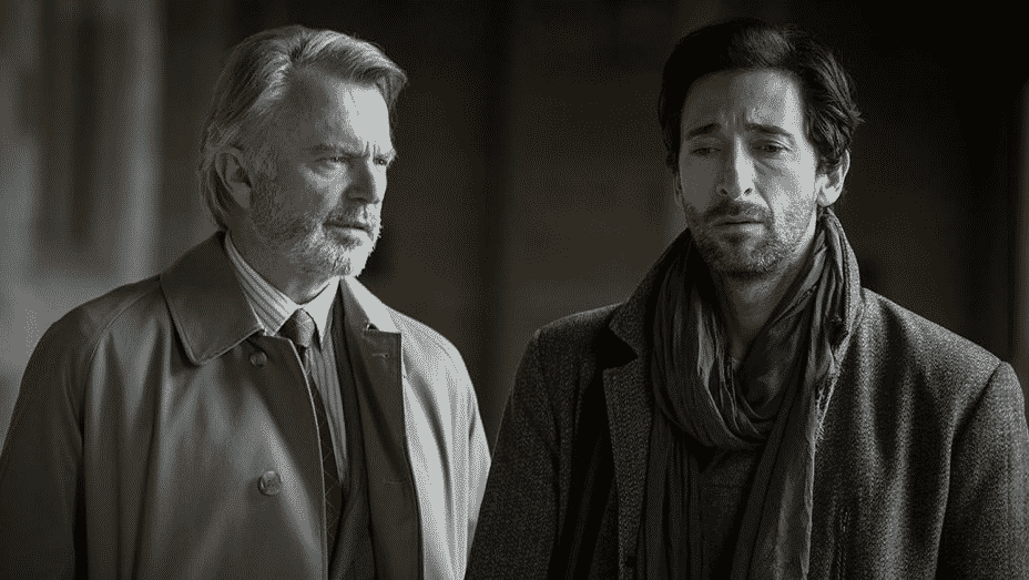 Adrien Brody y Sam Neill en Sin Regreso 