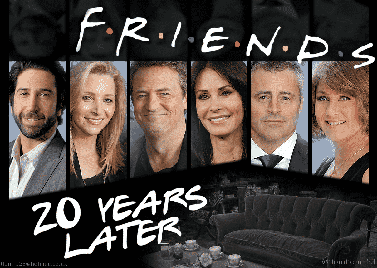 ¿Así se verán los protagonitas 20 años después del estreno de la serie?