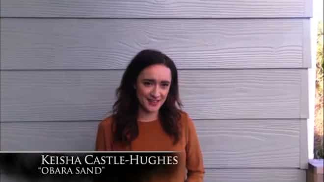Imagen promocional de: Keisha Castle Hughes, actor que se unirá a la 5ta temporada de Game of Thrones para HBO basado en la novela homónima de George R.R. Martin. HBO y Game of Thrones nos muestran parte de los actores que llegarán a la 5ta temporada del Show. Game of Thrones es una serie orignal de HBO basada en las novelas homónimas de George R.R. Martin, estelarizada por Peter Dinklage, Lena Headey, Emilia Clarke, Maisie Williams y Kit Harington.