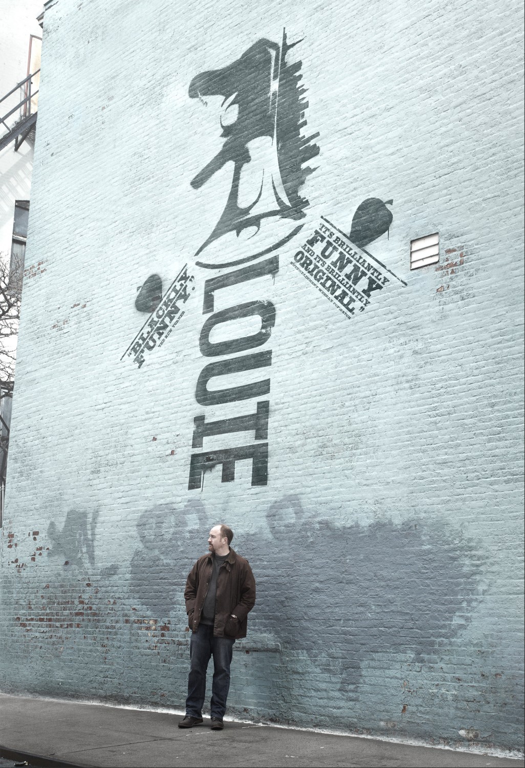 Poster de Louie, Creado por Louis CK, productor ejecutivo y estelar en Louie de FX