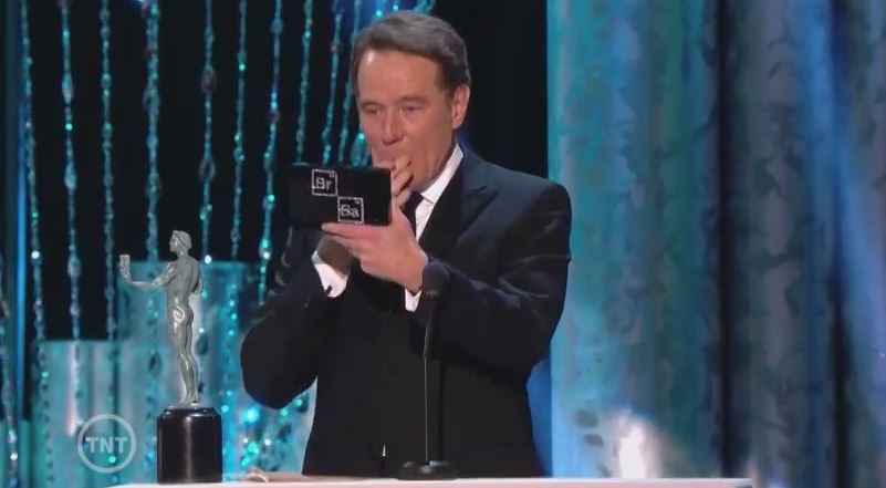 Bryan Cranston Aceptando su SAG Award por Breaking Bad