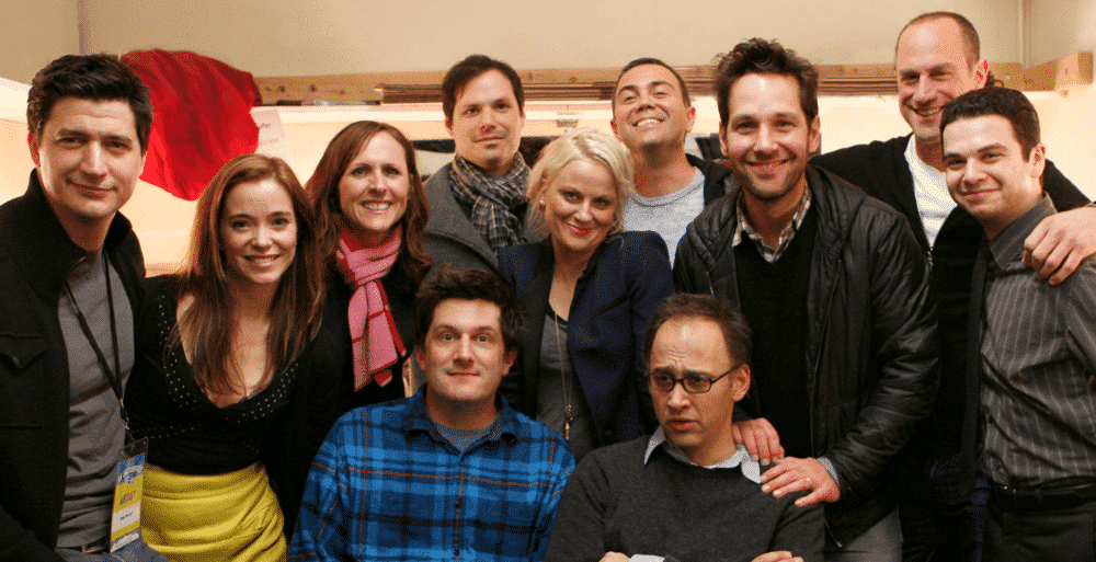 Imagen promocional del Revival de Wet Hot American Summer: First Day of Camp, nueva serie limitada de Netflix. Netflix ha revelado un nuevo trailer donde han revelado al elenco completo de su nueva serie limitada. Wet Hot American Summer: First Day of Camp llegará este verano exclusivamente a Netflix. Dirigida por David Wain y será estelarizada por Elizabeth Banks, Michael Ian Black, Bradley Cooper, Judah Friedlander, Janeane Garofalo, Joe Lo Truglio, Ken Marino, Christopher Meloni, Marguerite Moreau, Zak Orth, Amy Poehler, David Hyde Pierce, Paul Rudd, Molly Shannon y Michael Showalter.