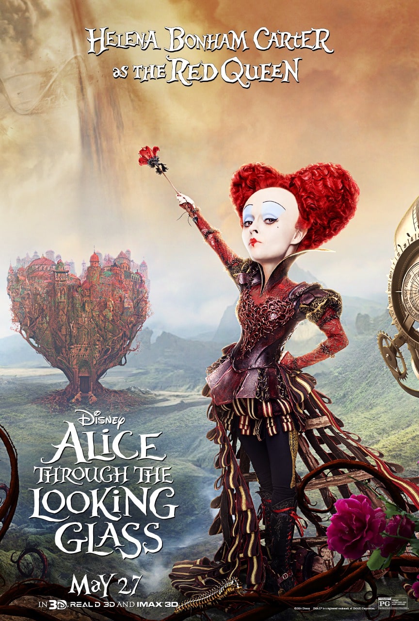 Un nuevo trailer y posters para Alice Through The Looking Glass