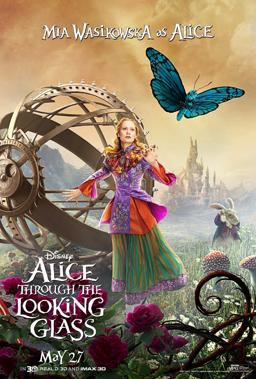 Un nuevo trailer y posters para Alice Through The Looking Glass