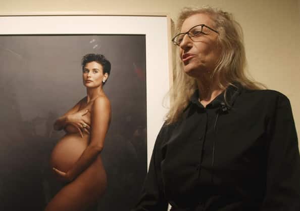 Anne Leibovitz y su controvertida visión del embarazo de Demi Moore