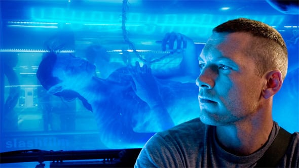 Sam Worthington en "Avatar" de James Cameron