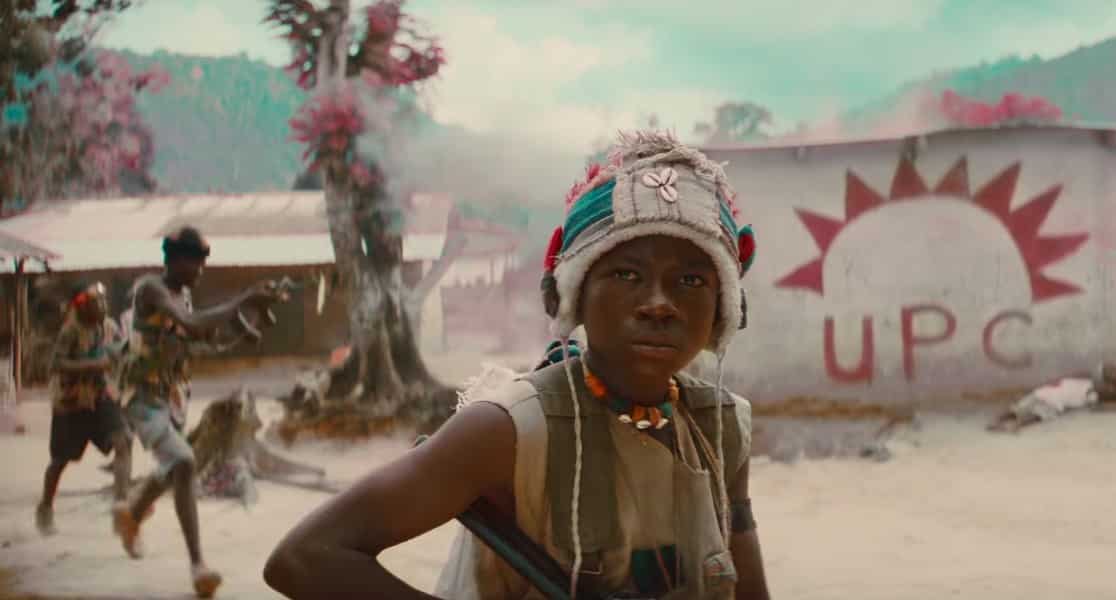El joven actor Abraham Attah es Agu en la cinta 'Beasts of No Nation'. © 2015 - Netflix