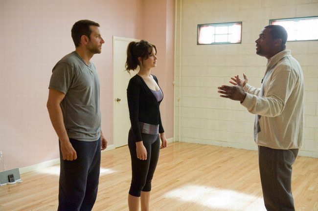 Bradley Cooper, Jennifer Lawrence y Chris Tucker en "El lado bueno de las cosas"