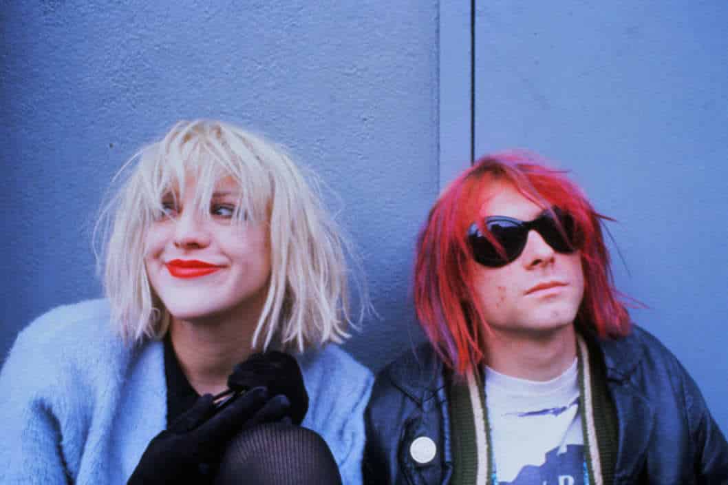 Courtney Love y Kurt Cobain.