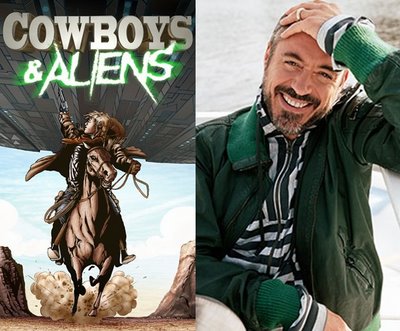 cowboys and aliens 2 Portada del Comic y Downey Jr