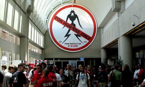 Promocional de District 9 en la Comic-Con