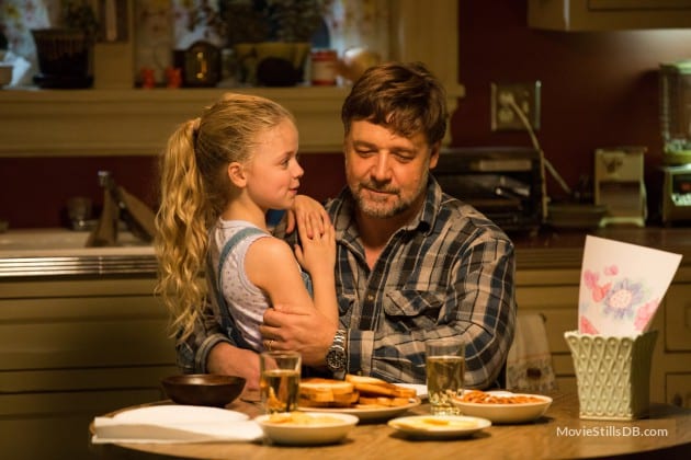 Kylie Rogers y Russell Crowe