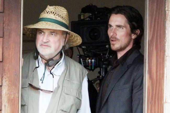 El cineasta Terrence Malick y Christian Bale en 'Knight of Cups'. Photo by Broad Green Pictures - © © Broad Green Pictures