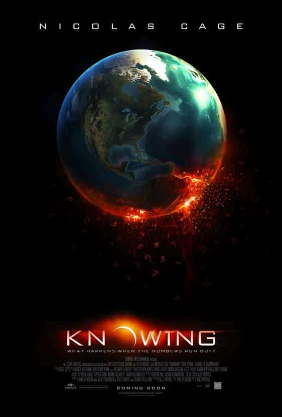 knowing Poster de Knowing