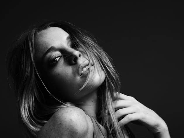 Lindsay Lohan, por Hedi Slimane