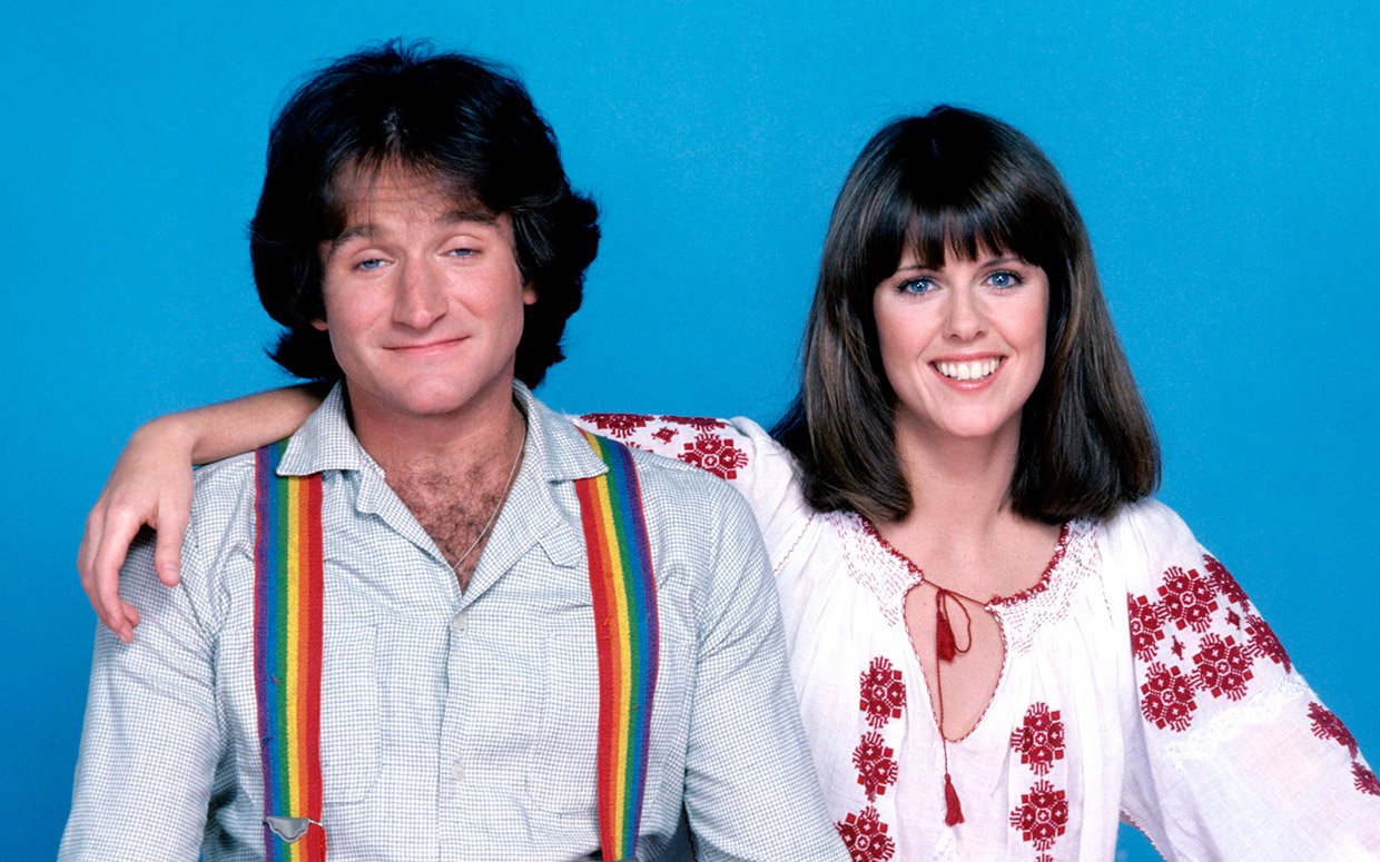 Robin Williams y Pam Dawber