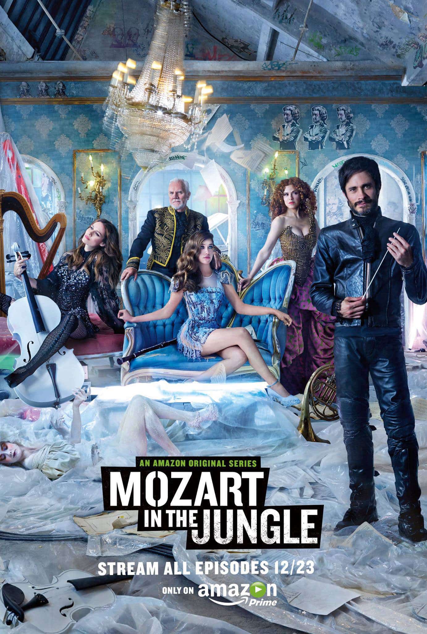 Poster de "Mozart in the Jungle" con Gael García Bernal