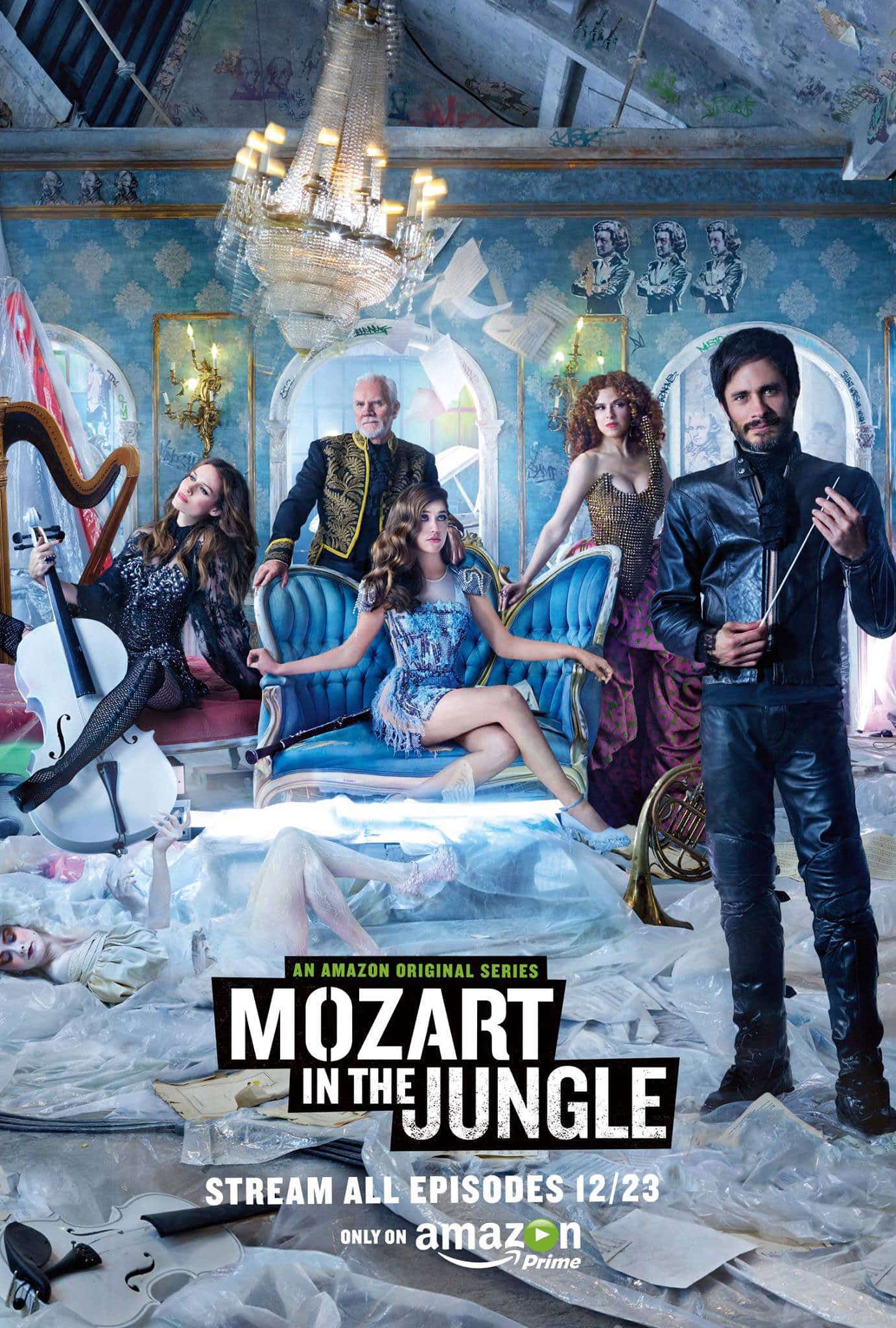 Poster de "Mozart in the Jungle" con Gael García Bernal