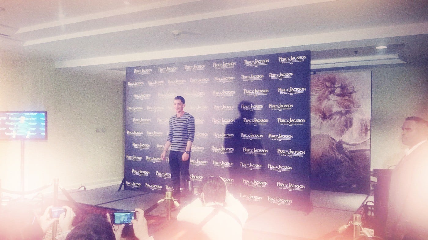 Logan Lerman en México, Photo by: Luis Toriz